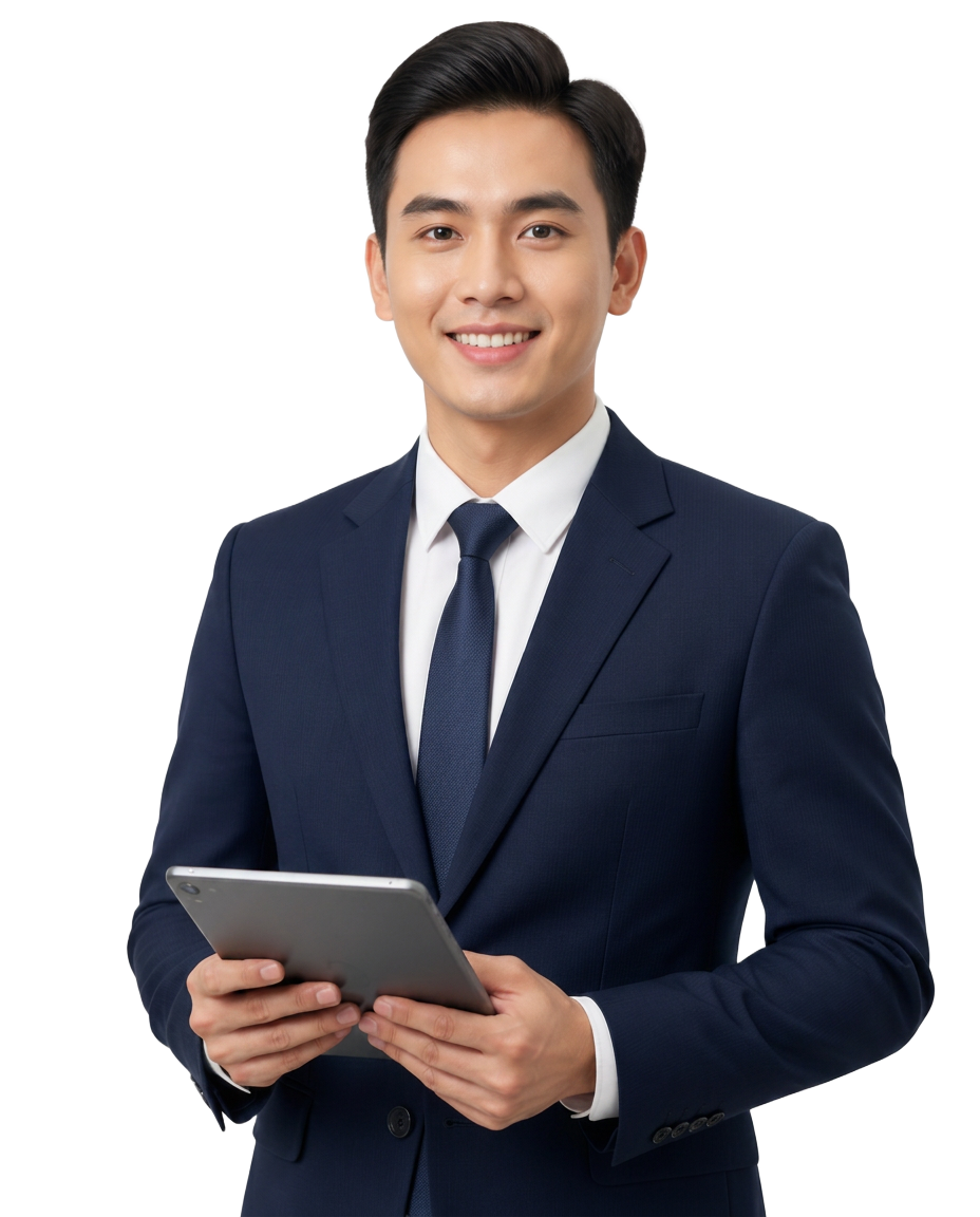 Chuyên viên tài chính sẵn sàng hỗ trợ đăng ký khoản vay